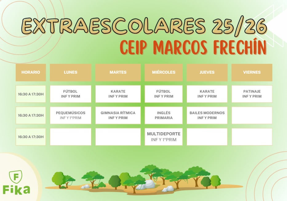 Extraescolares 2024/25